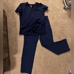 Navy Women’s MedCouture Scrub Set